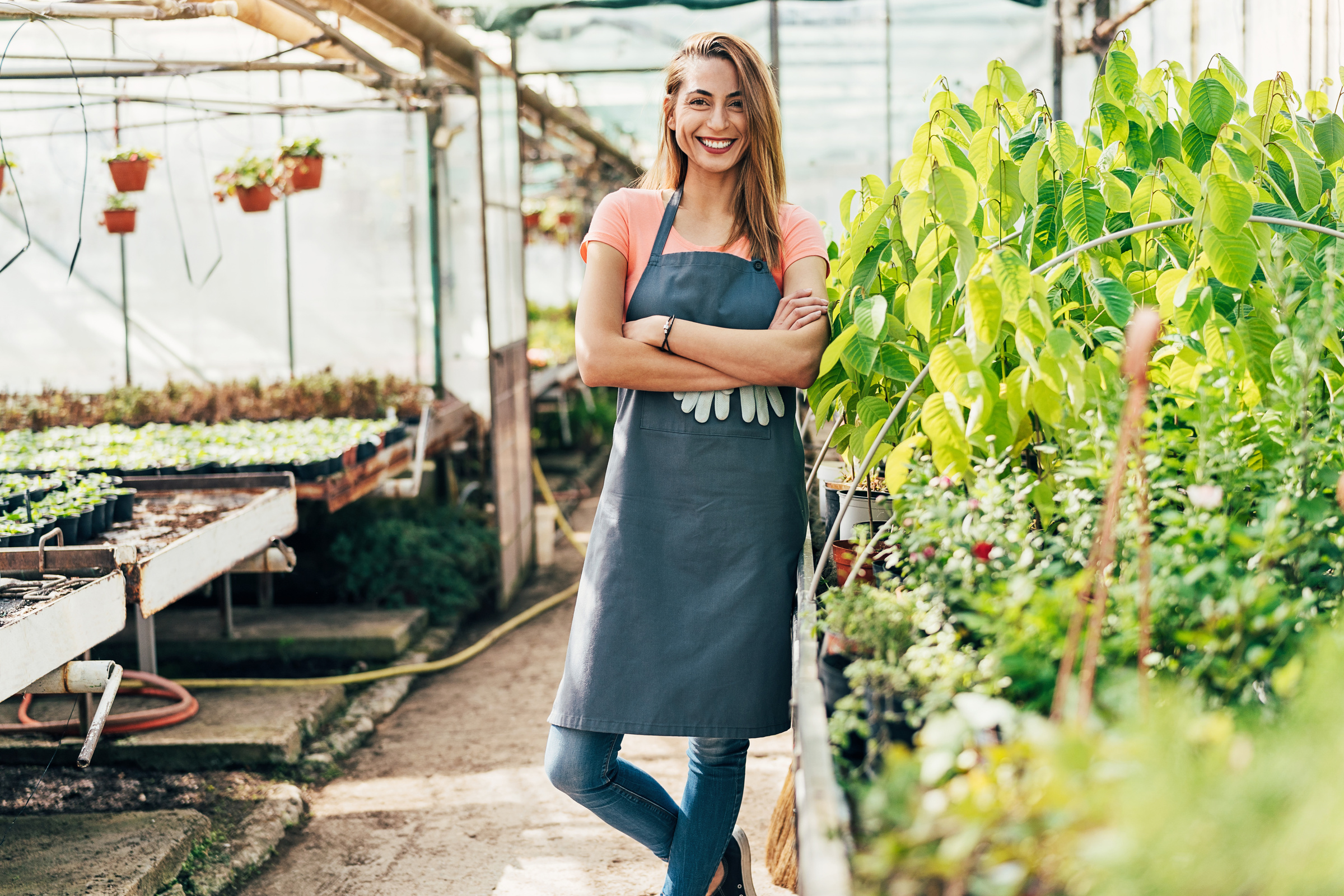 Happy entrepreneur